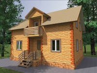 Каркасный дом 7х9 | Строительство домов в Подпорожье